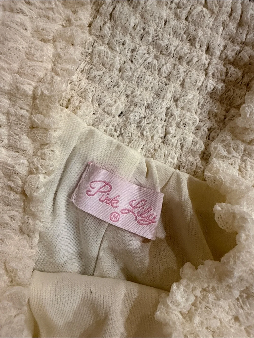 Pink Lilly lace skit medium